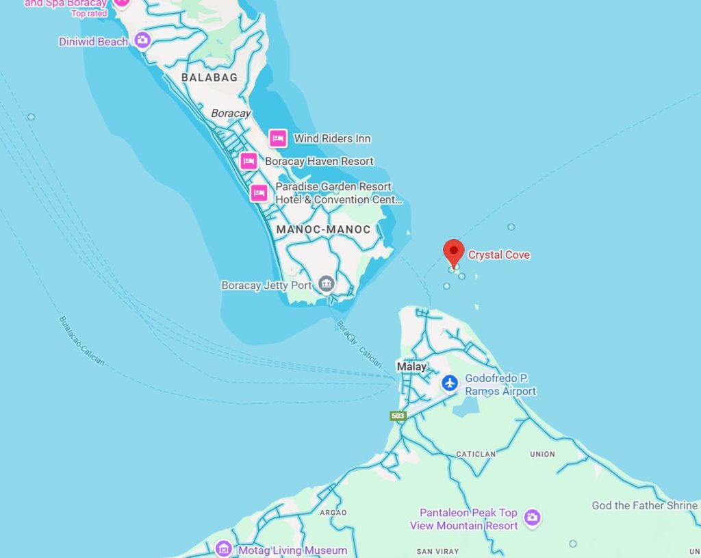 карта crystal cove