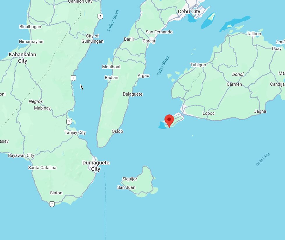 карта панглао - ослоб